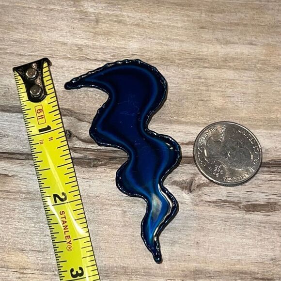 Original Brooch By David Wright Custom Made From ChromePlate NWT - Picture 2 of 5